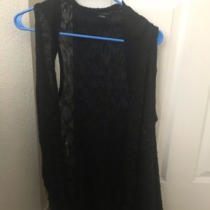 Black Sleeveless Cover Up